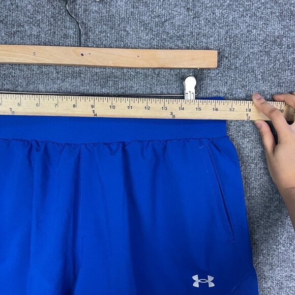 NEW UNDER ARMOUR LOOSE WOMENS SHORTS SIZE LARGE BLUE - Picture 3 of 9